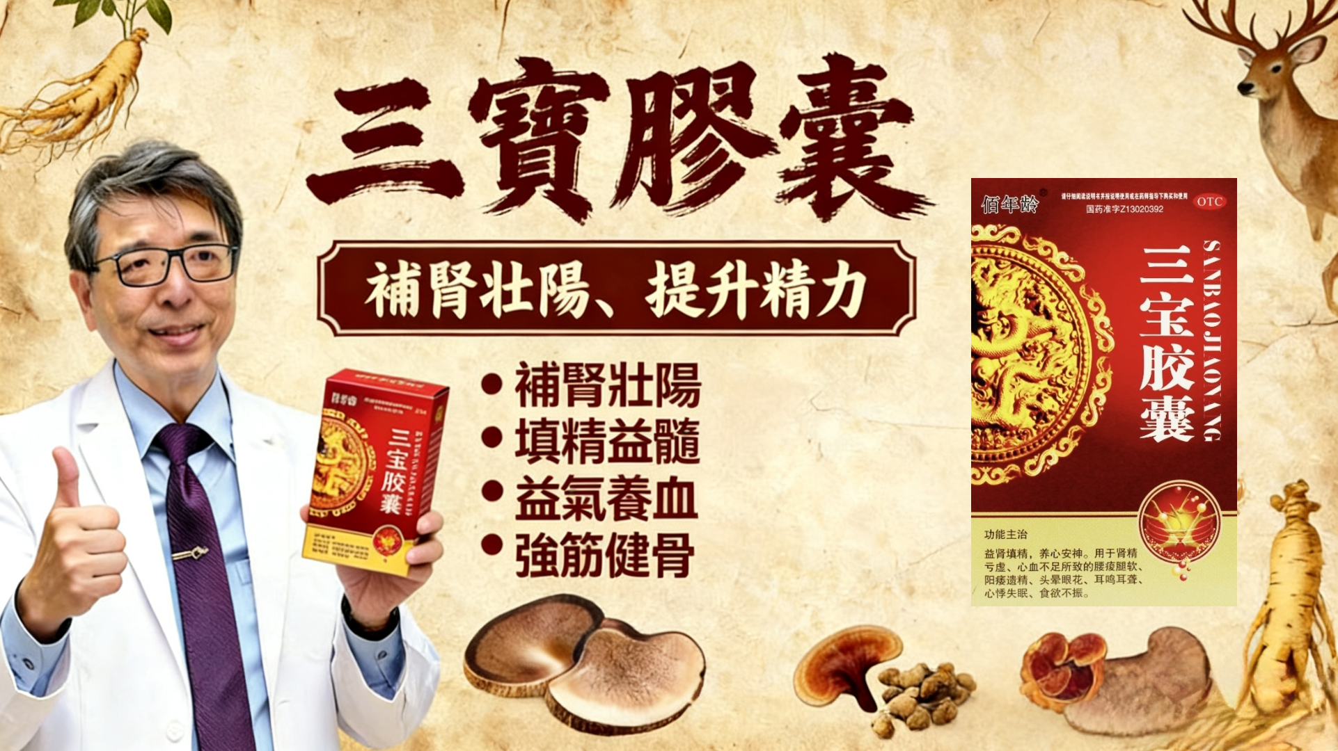 重拾巔峰感知力！男士專用黃金配方 強精氣，腎滋補，告別虛軟快！ 60歲擁有20歲活力